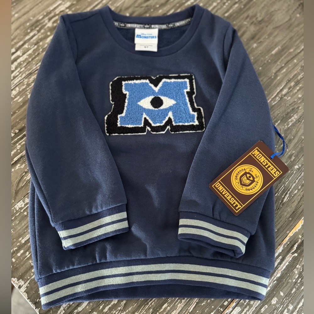 Disney/Pixar - Monsters Inc University Crewneck Sweatshirt - Toddler 5T